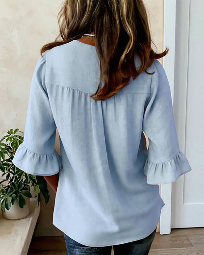 Sage | Linen Cotton Blouse
