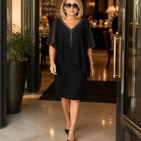 Margaret™ | Elegant Draped Dress