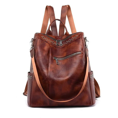 Martina | Harper Vintage leather backpack