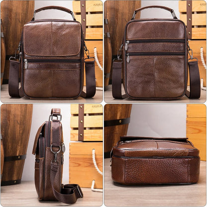 ALESSIO | Men's Leather Shoulder Straps Bag