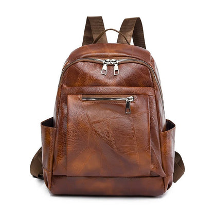 Greta | Stylish Leather Backpack