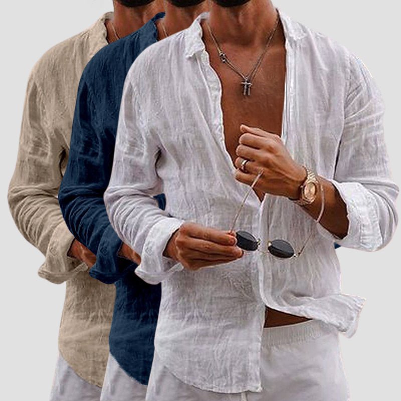 Marco De Luca™ | Men’s Apulia Linen Shirt