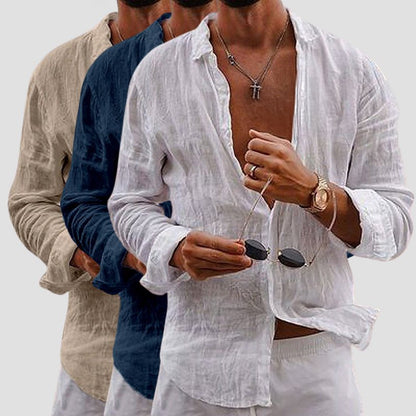Marco De Luca™ | Men’s Apulia Linen Shirt