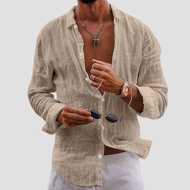 Marco De Luca™ | Men’s Apulia Linen Shirt