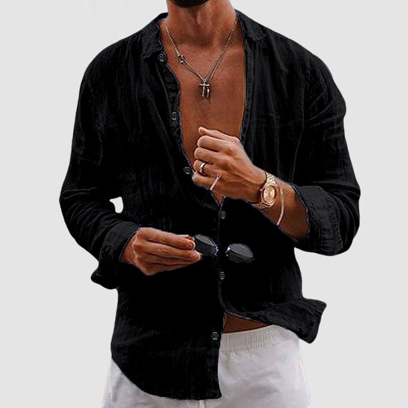Marco De Luca™ | Men’s Apulia Linen Shirt