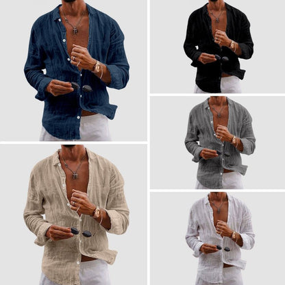 Marco De Luca™ | Men’s Apulia Linen Shirt