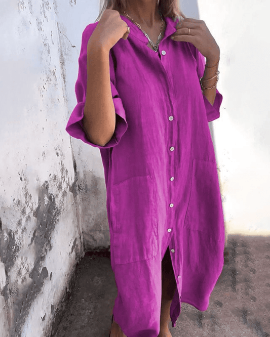 CHARLOTTE | BREEZY SHIRT DRESS