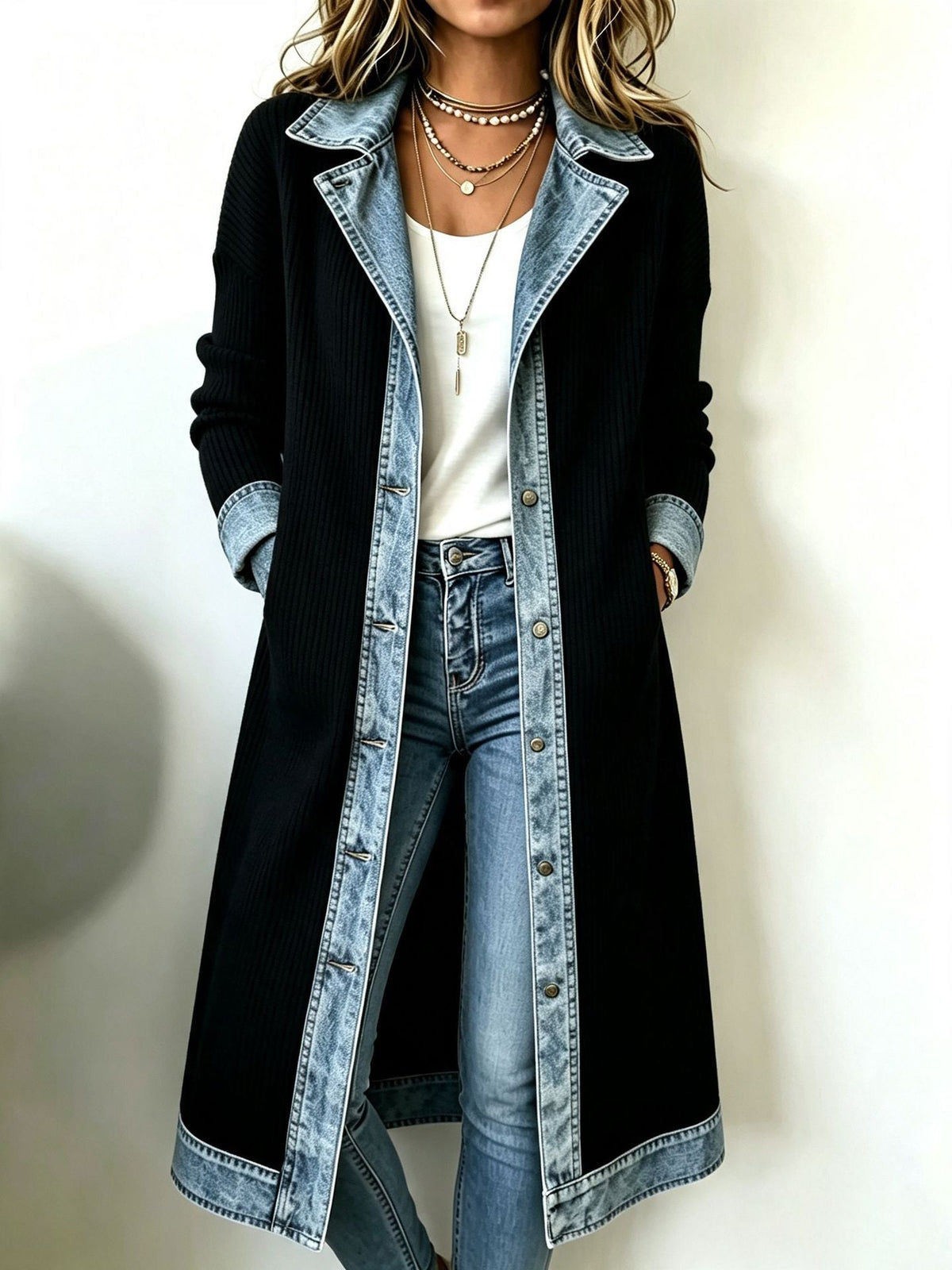 Brielle™ | Casual Longline Knit Cardigan