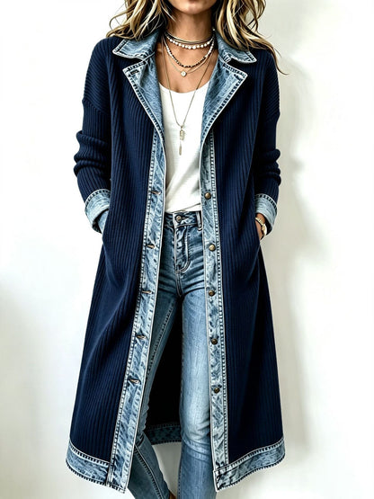 Brielle™ | Casual Longline Knit Cardigan