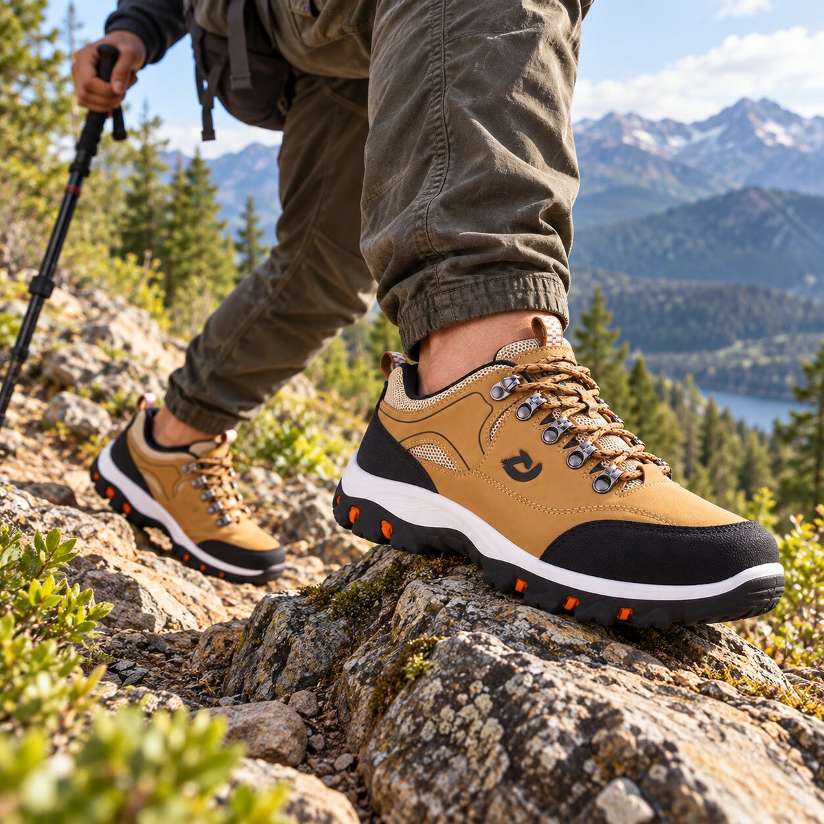 Logan™ | Waterproof Wide-Fit Low Hiking Shoes