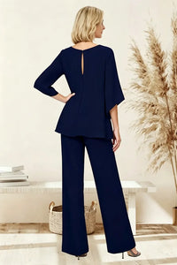 Victoria™ | Sophisticated Relaxed-Fit Formal Pants Set