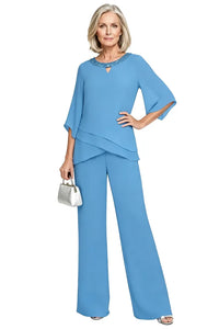 Victoria™ | Sophisticated Relaxed-Fit Formal Pants Set