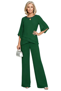 Victoria™ | Sophisticated Relaxed-Fit Formal Pants Set