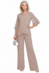 Victoria™ | Sophisticated Relaxed-Fit Formal Pants Set