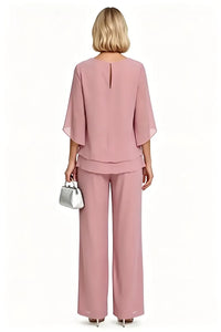 Victoria™ | Sophisticated Relaxed-Fit Formal Pants Set