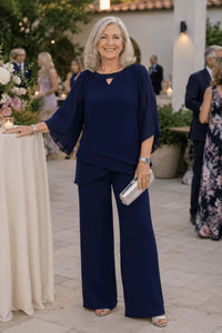 Victoria™ | Sophisticated Relaxed-Fit Formal Pants Set