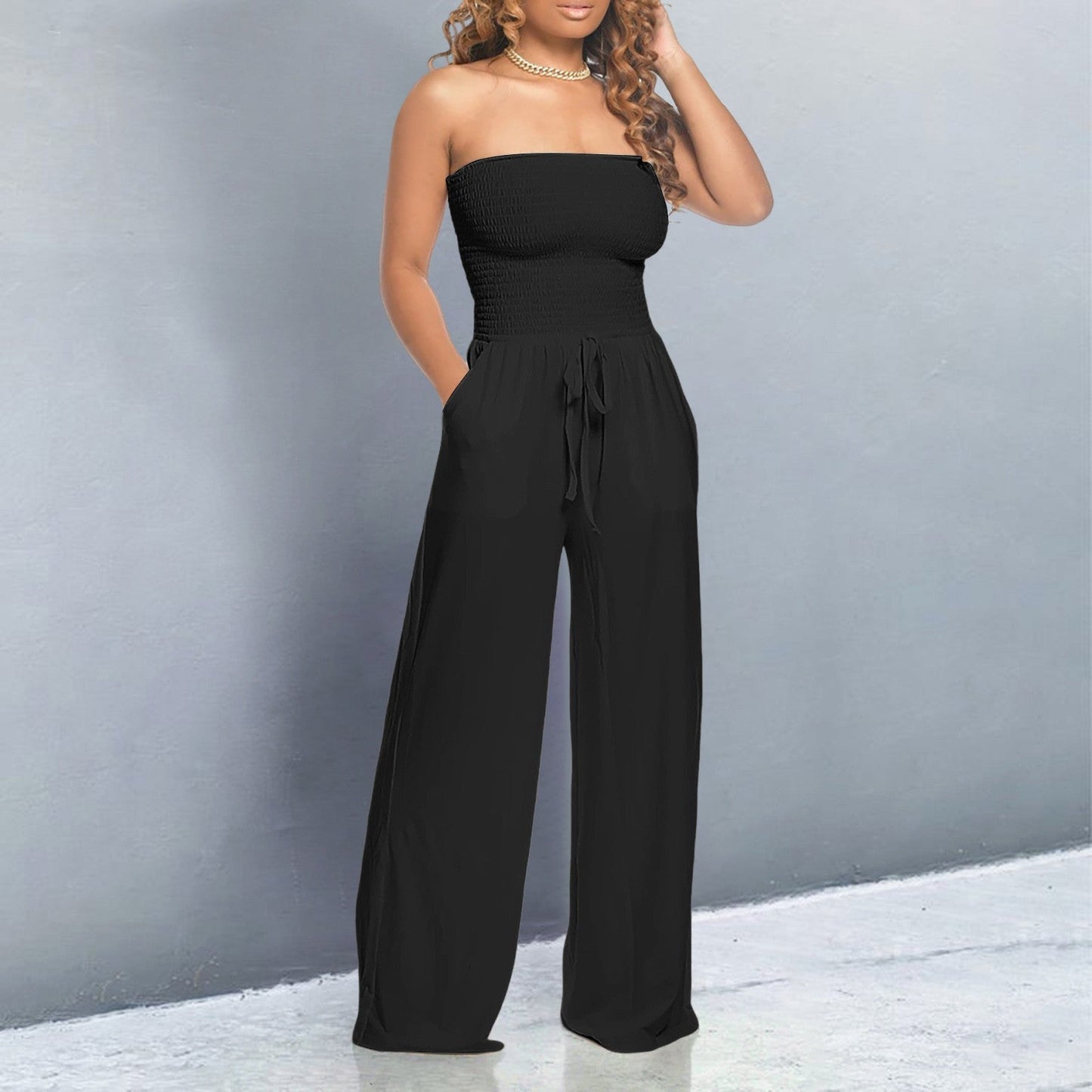 Sophia | Trendy Off-Shoulder Jumpsuit