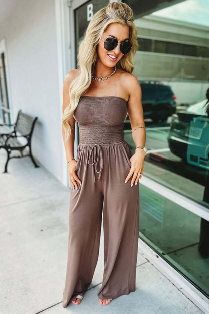 Harper | Trendy Off-Shoulder Jumpsuit
