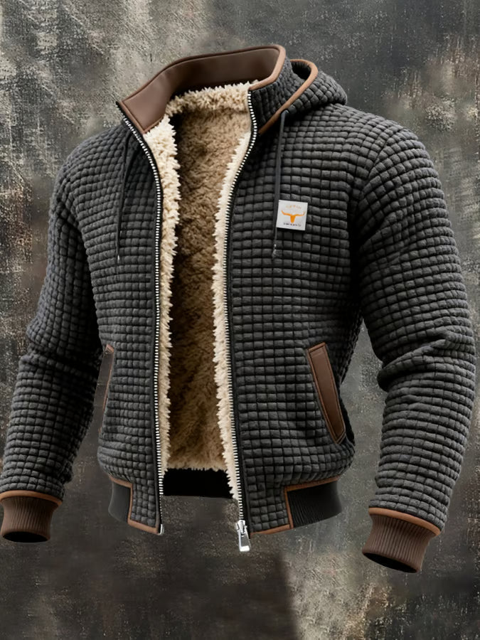 Shawn | Retro Hooded Zip Jacket