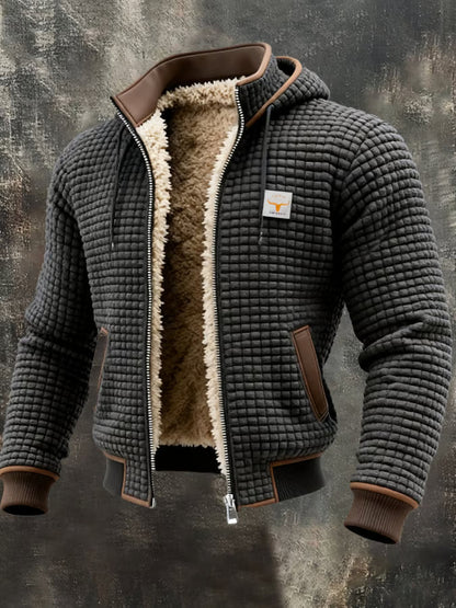 Shawn | Retro Hooded Zip Jacket