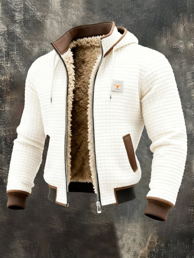 Shawn | Retro Hooded Zip Jacket