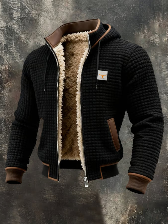 Shawn | Retro Hooded Zip Jacket
