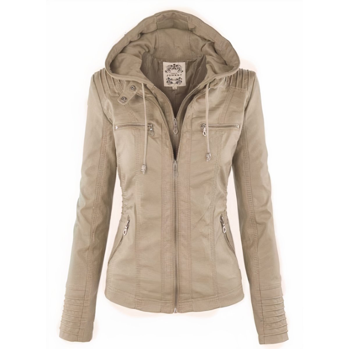 Claudia™ | Hooded Moto Jacket