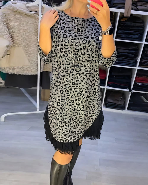 Sonia™ | Leopard Print Women Dress