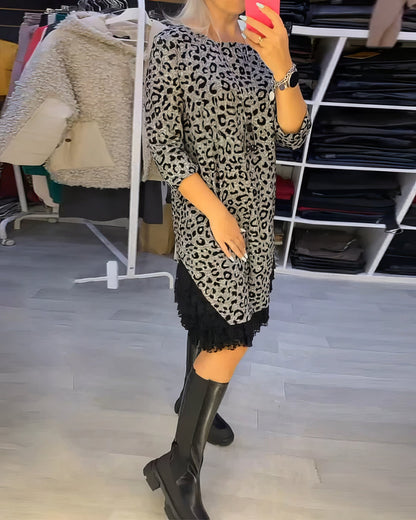 Sonia™ | Leopard Print Women Dress